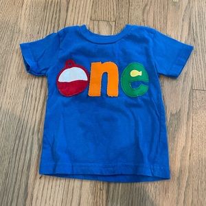 ONE fish theme shirt